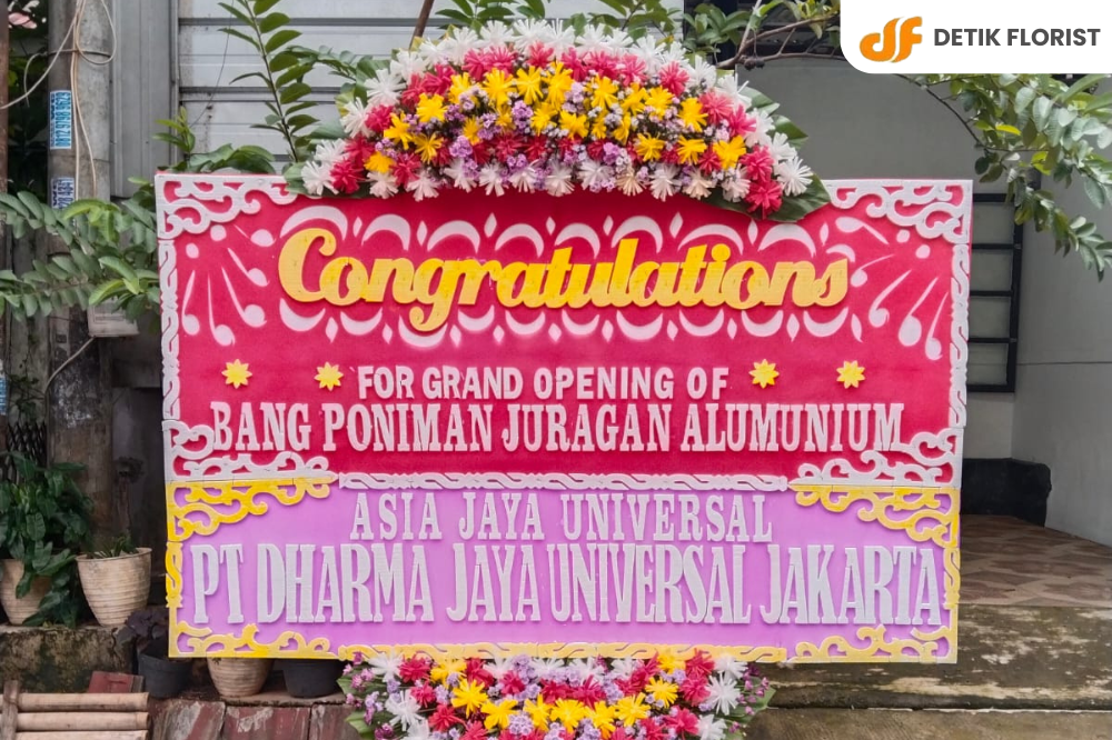 Toko Bunga Papan BSD Tangerang - Detik Florist ID